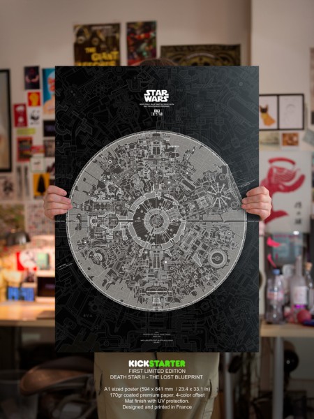 A1 poster Proto Star Wars Death Star